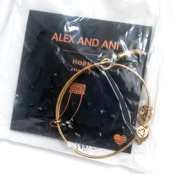 ALEX AND ANI Horn Charm Bangle - Picture 2 of 2